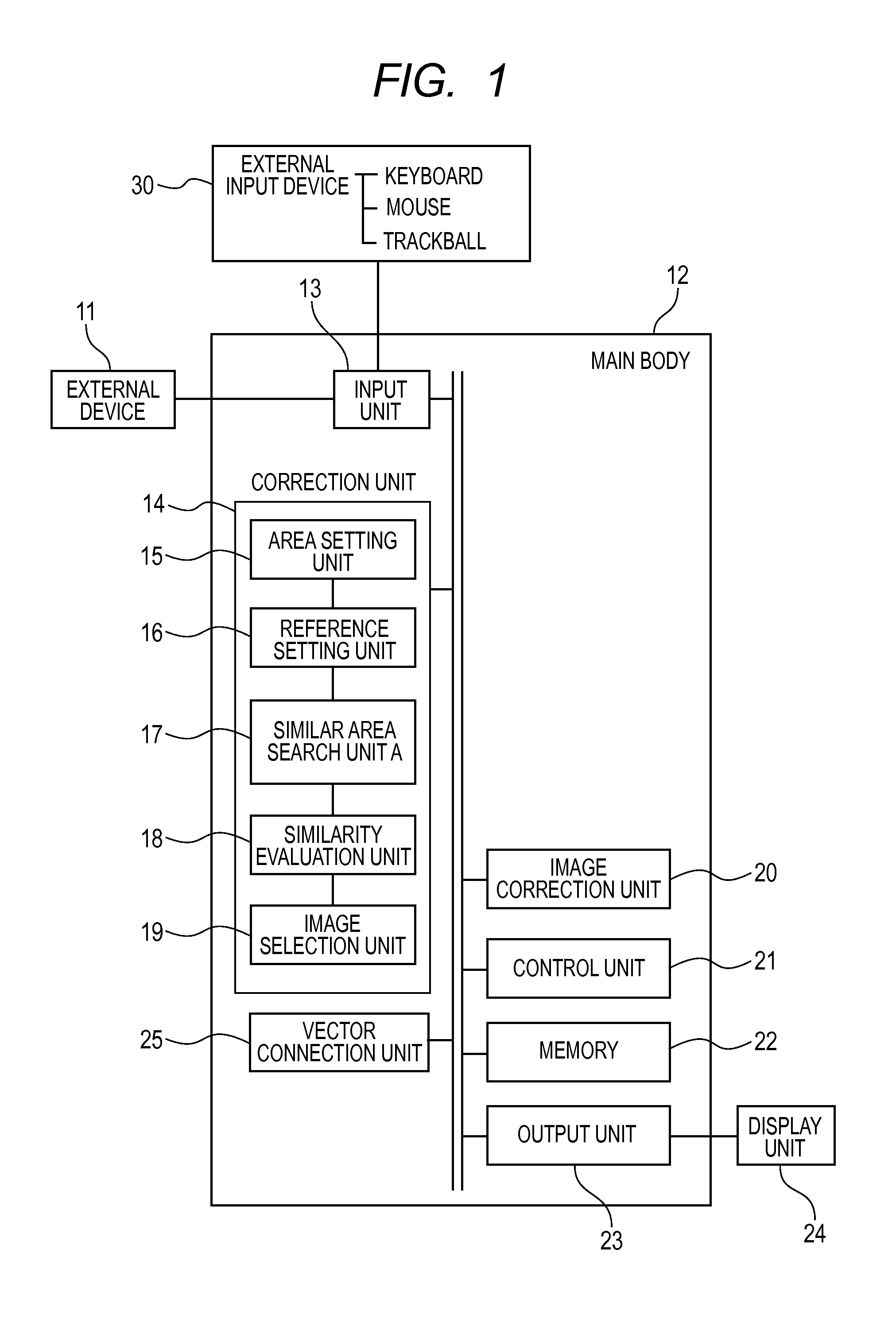 Image diagnostic device and image correction method