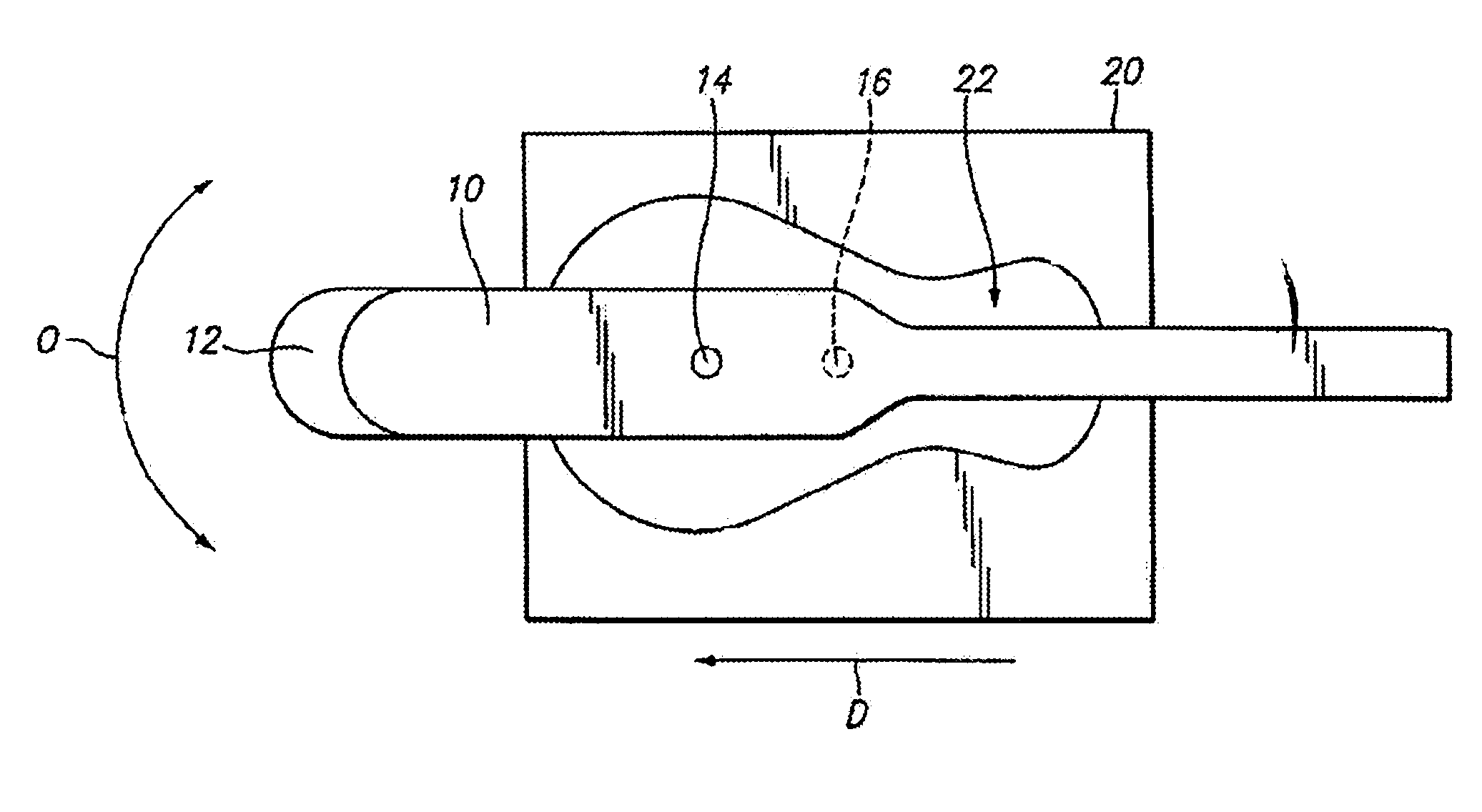 System for cutting the cornea of an eye