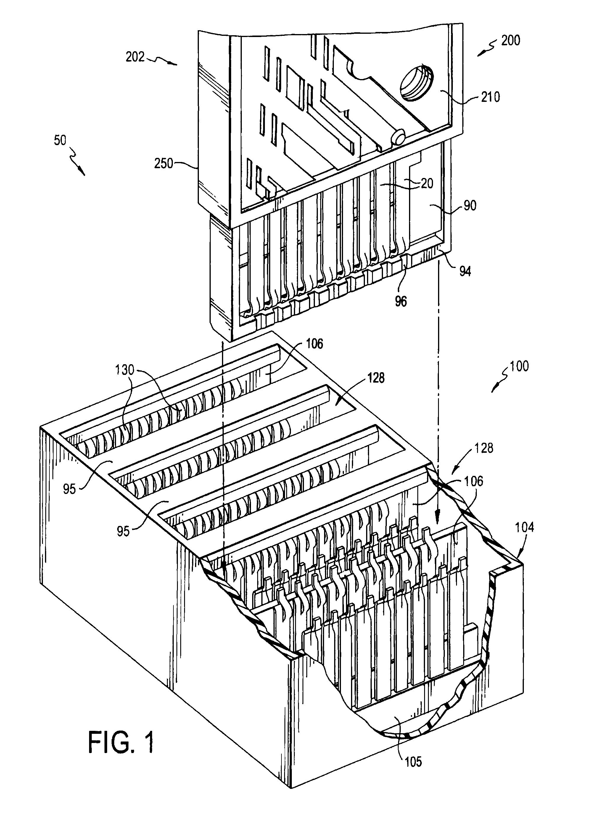 Multi-stage beam contacts