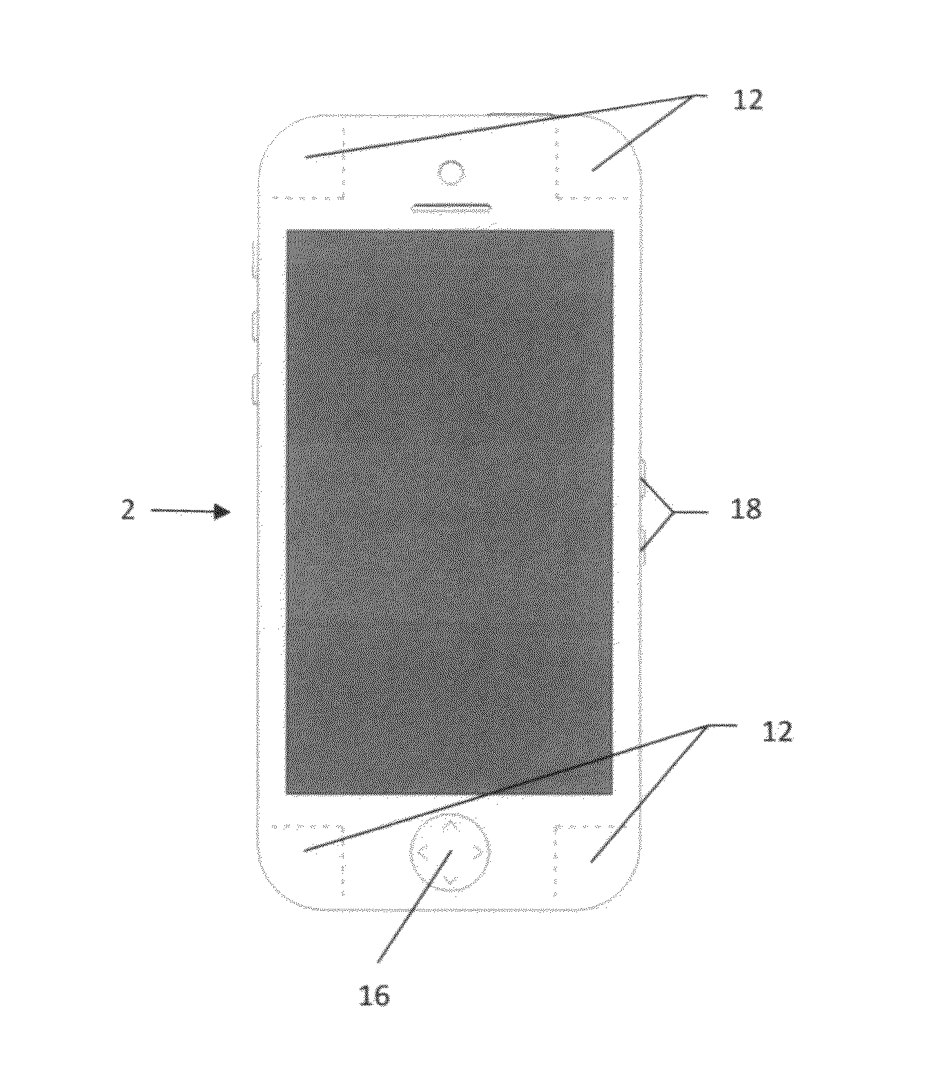 Touch-Screen Mobile Electronic Communication Device and Controller