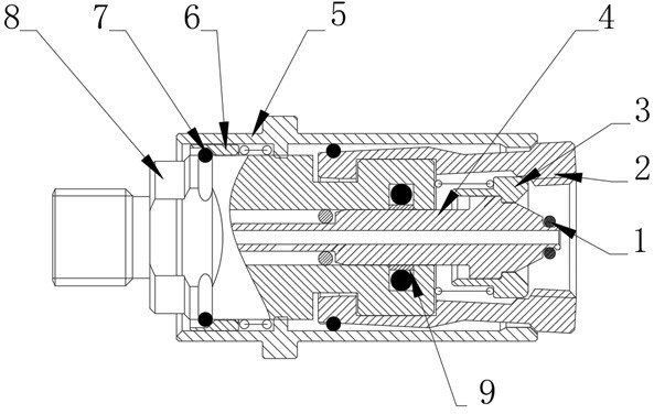 Quick connector and working method thereof