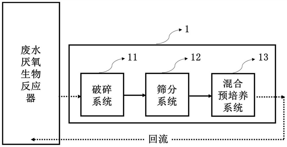 Method and system for secondary nucleation and reuse of calcified anaerobic granular sludge