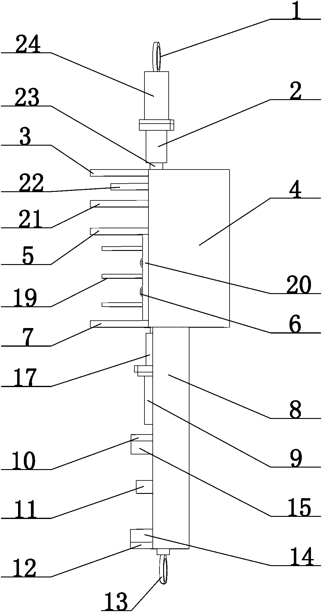 Parallel damping and spring unit ternary vibration reduction device, design method and assembling method