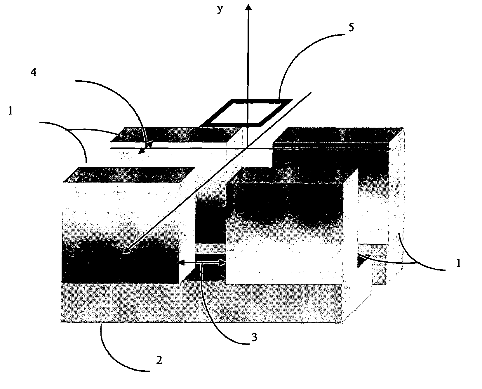 Single-sided NMR sensor with microscopic depth resolution