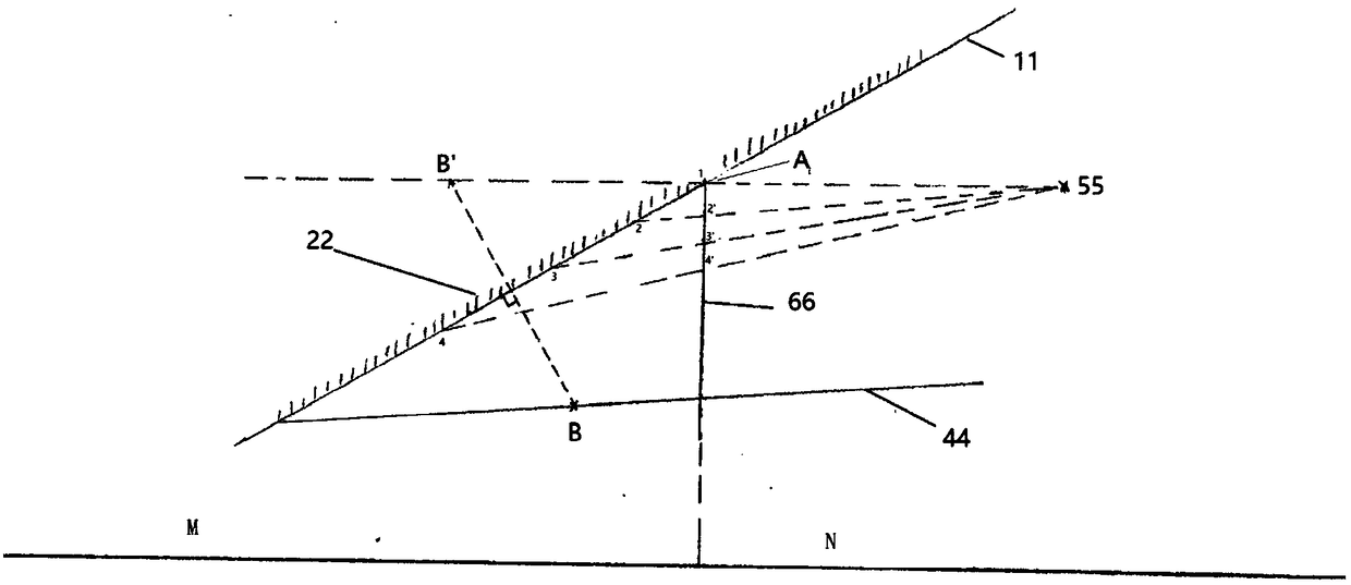 An optical distance measuring device for a vehicle