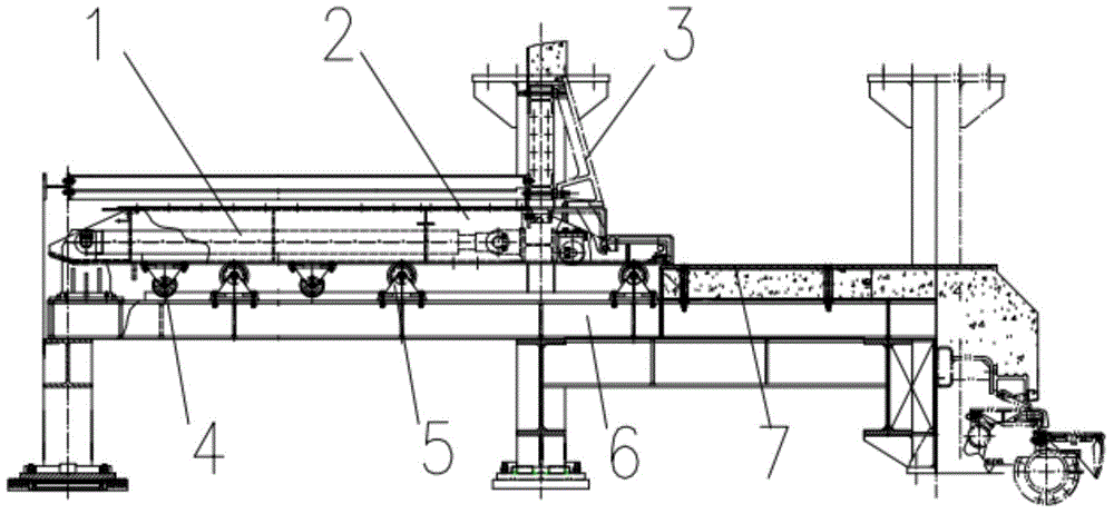 Feeding grate of garbage incinerator and garbage incinerator