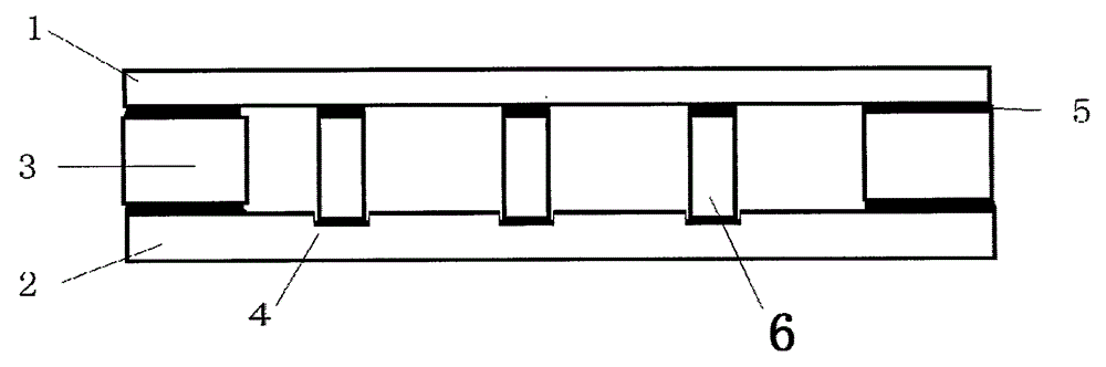 Method for placing vacuum glass supporter