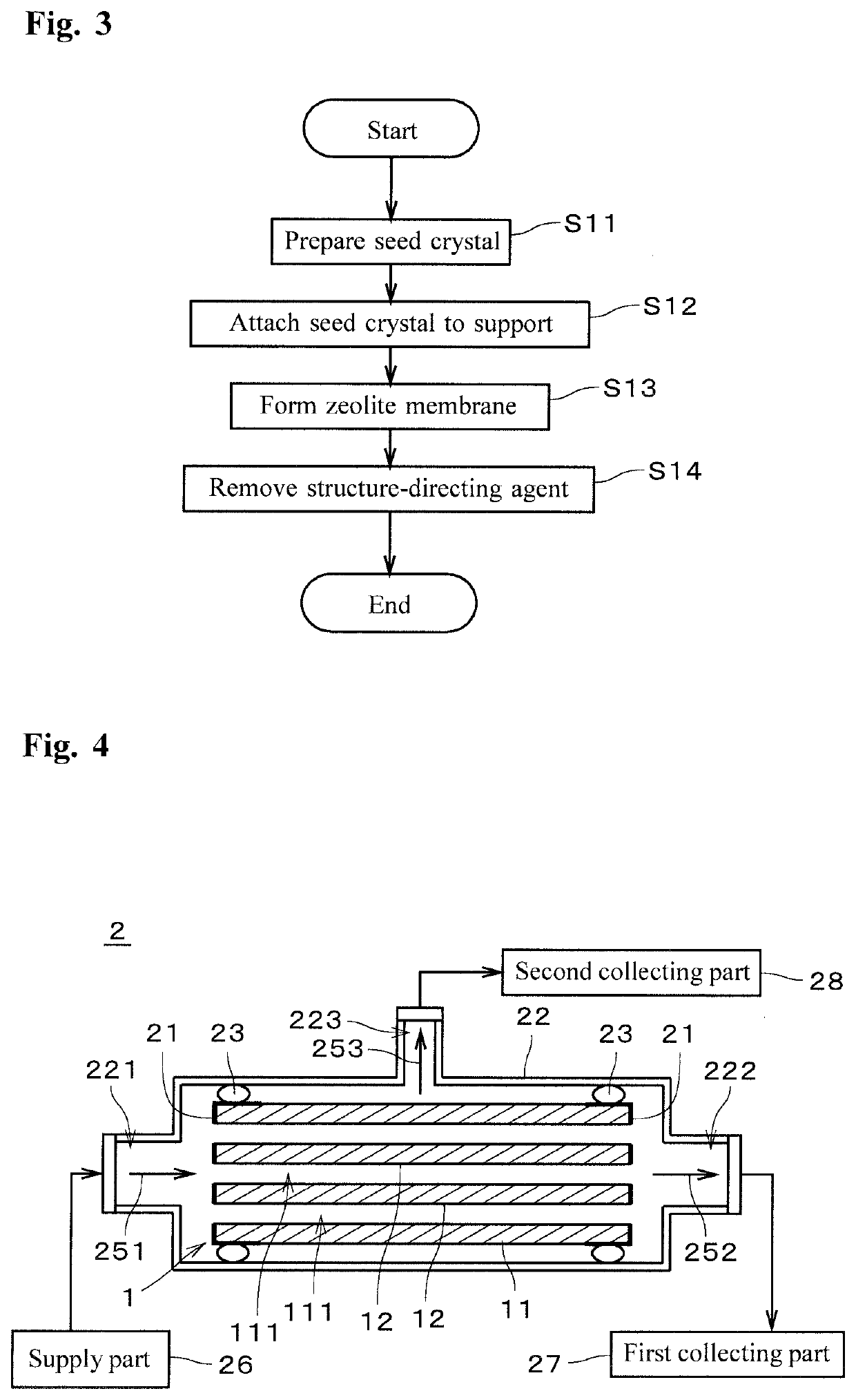 Zeolite membrane complex, method for producing zeolite membrane complex, and separation method