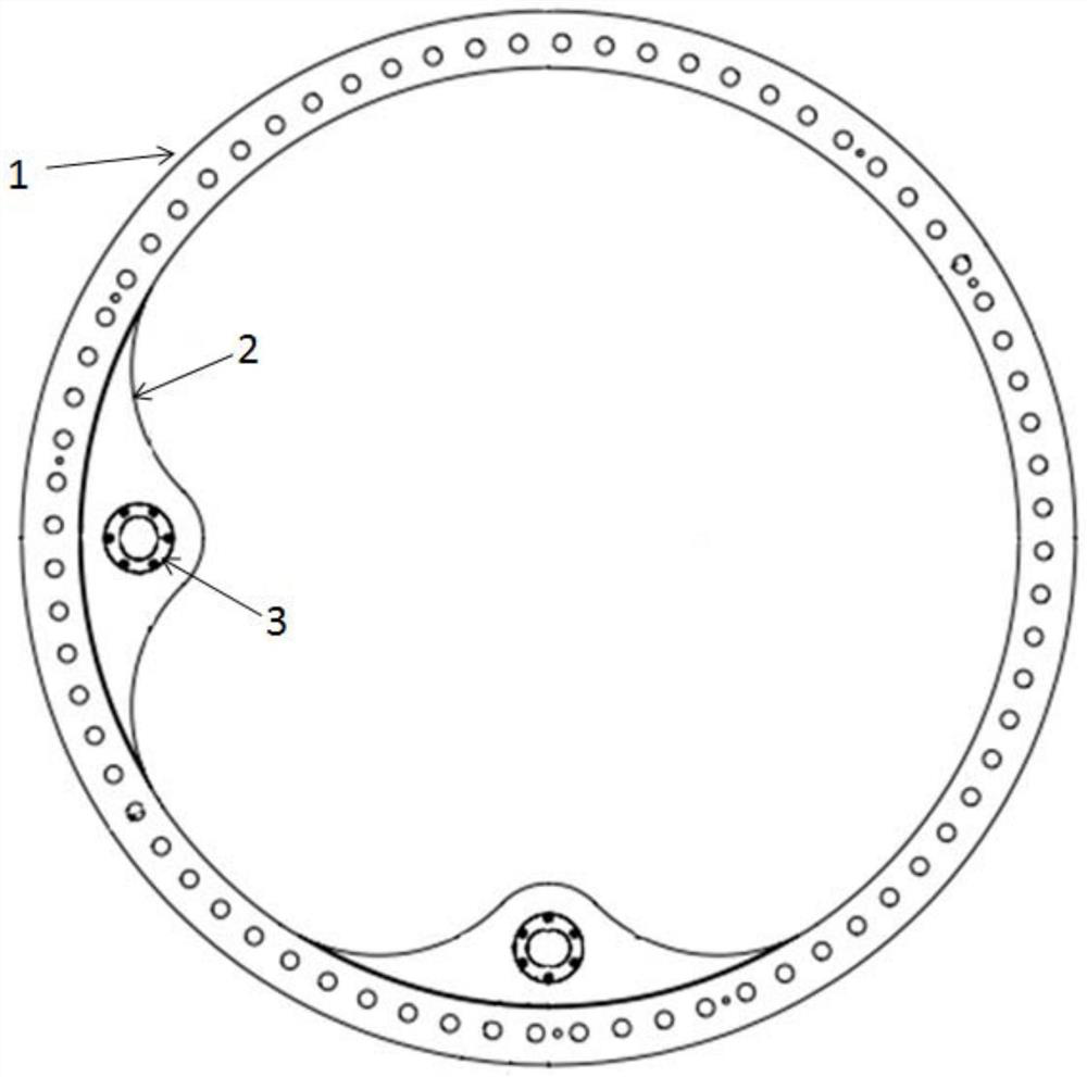 A blade locking device applied to wind turbines