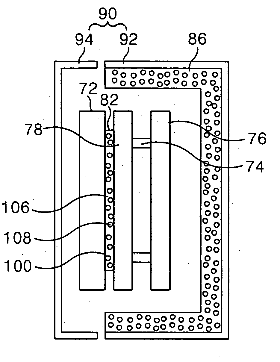 Plasma display panel with porous panel