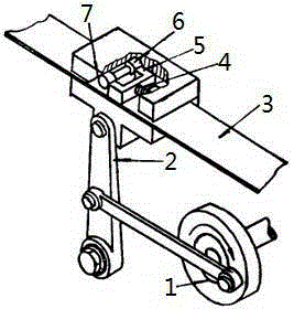 Belt conveying mechanism capable of pressing through slope