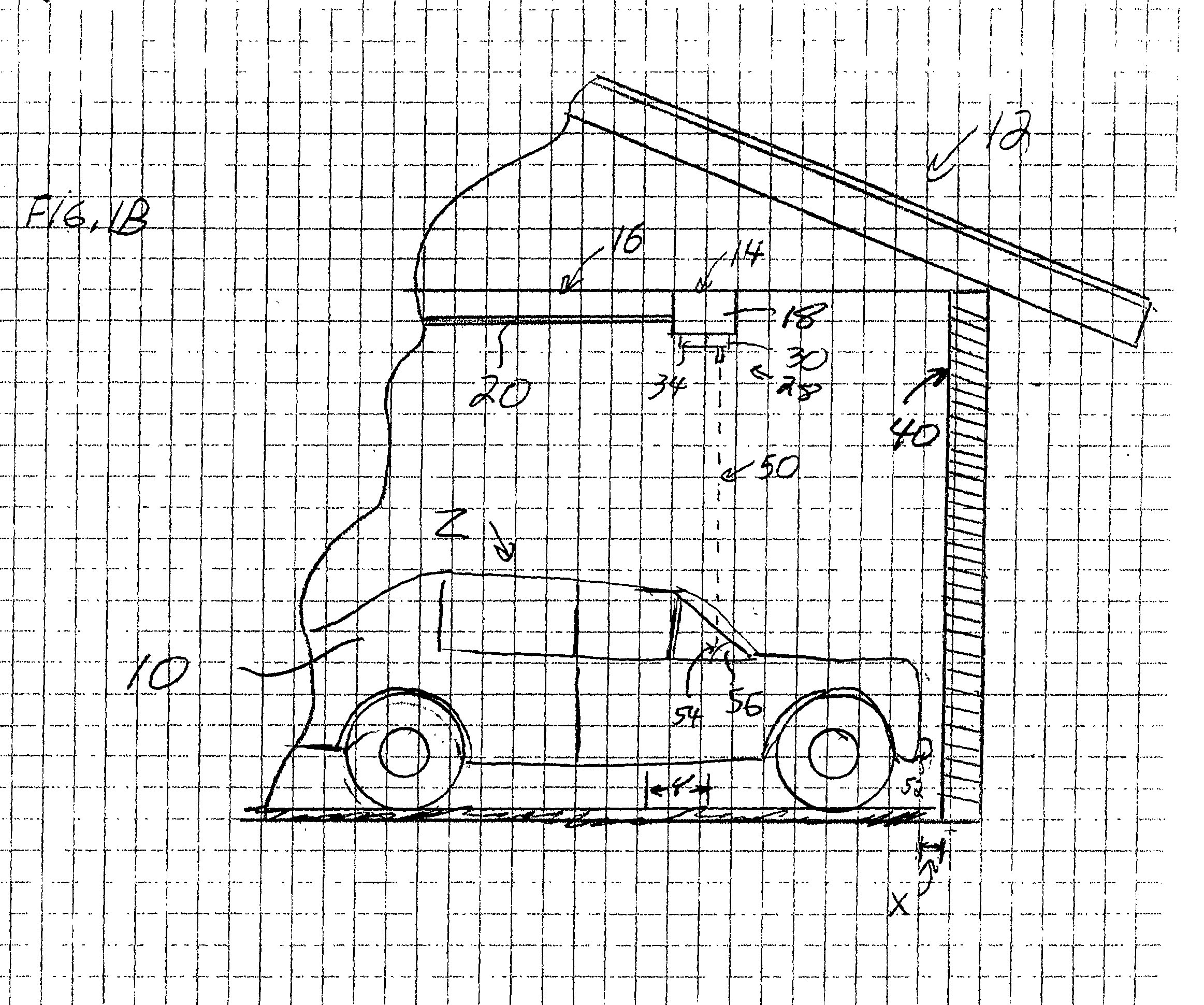 Laser parking alignment system