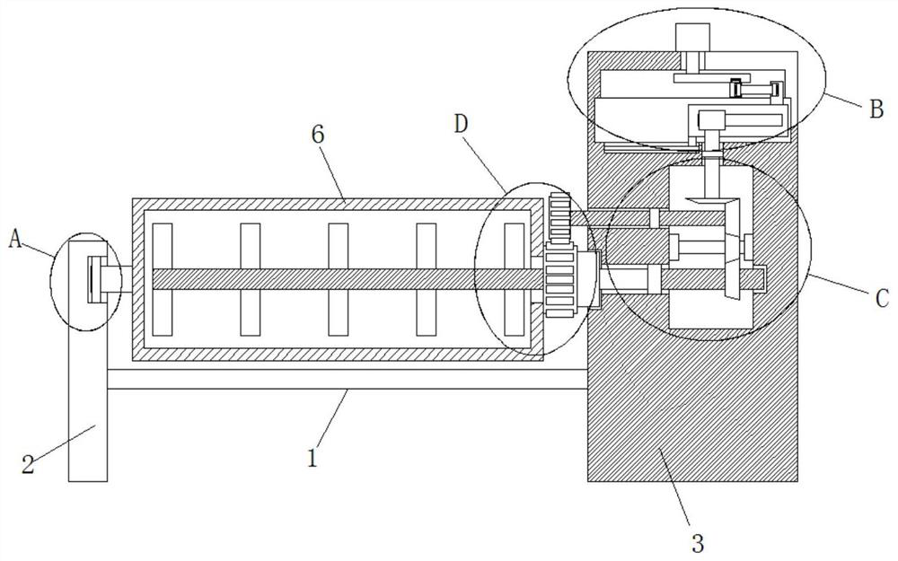 Rolling kneader with counterweight block