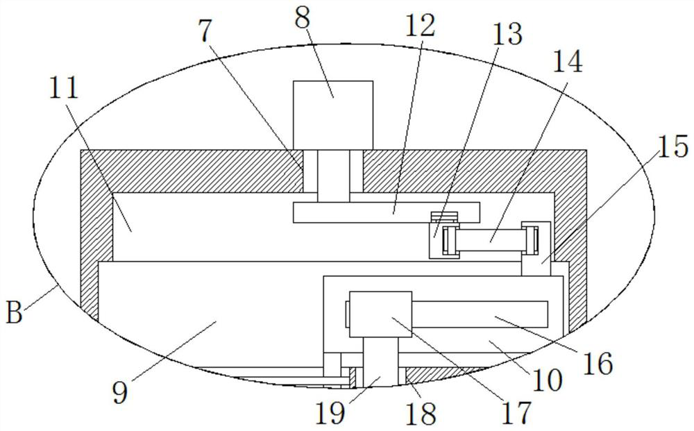 Rolling kneader with counterweight block