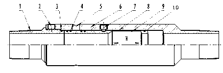 Layered fracturing technology for variable-length graded sliding sleeve