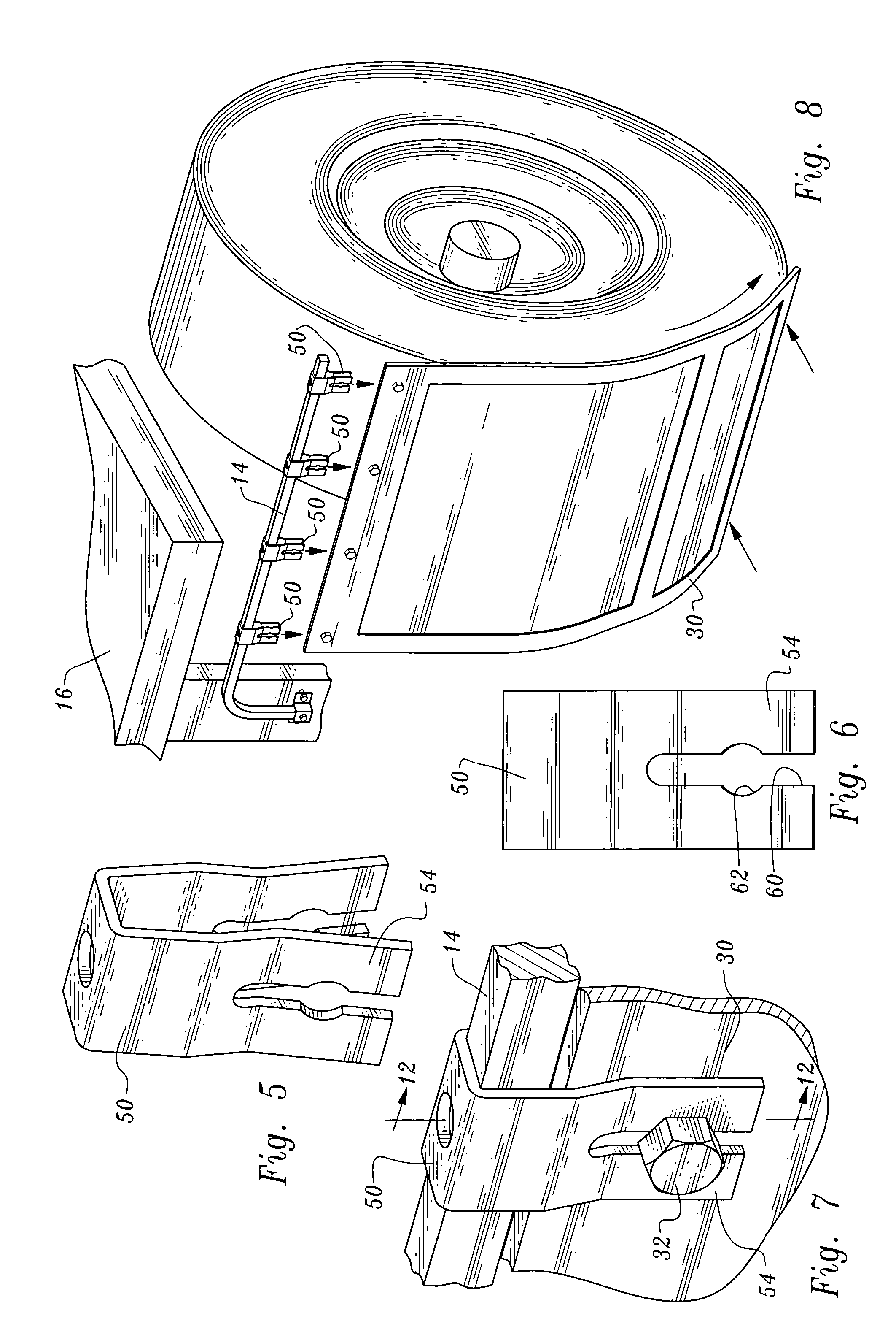 Mud flap holder system