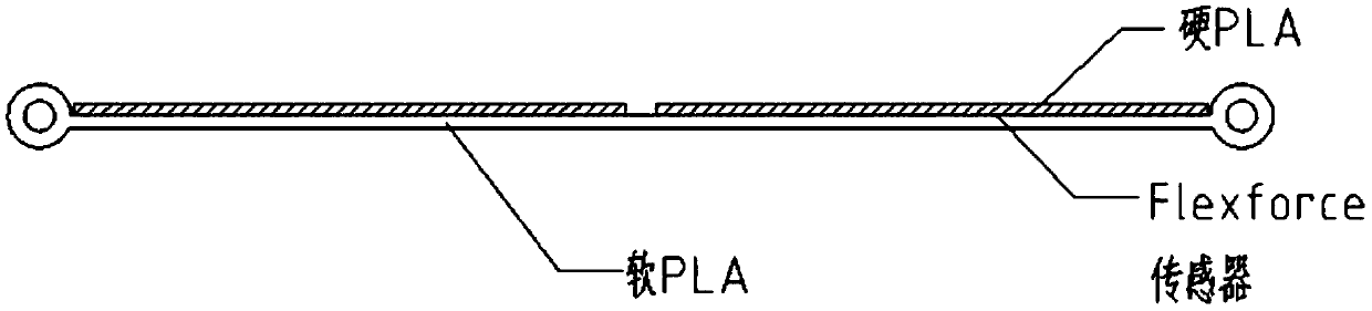 Displacement sensing system and method based on 3D printing and flex sensing technology