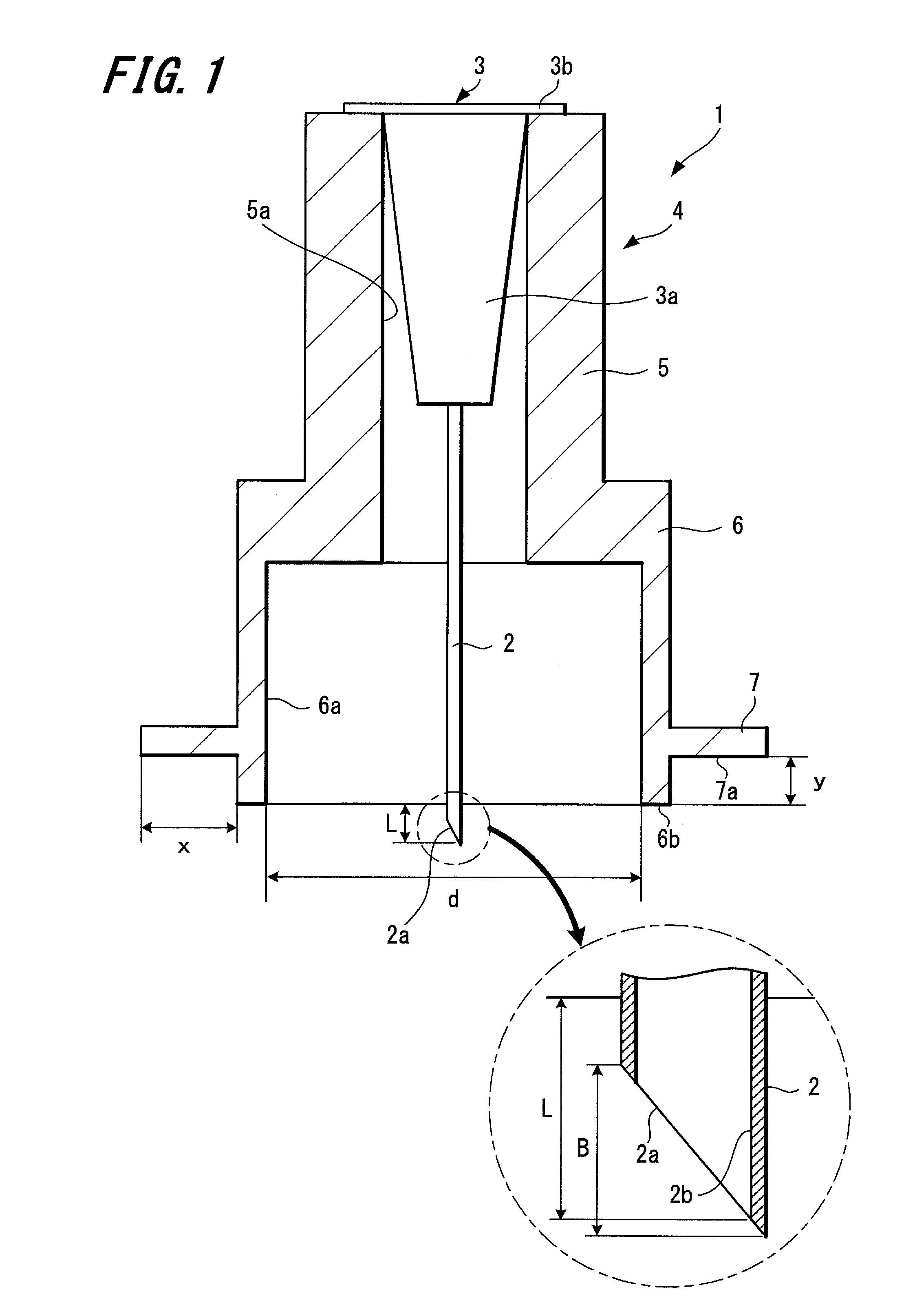 Injection needle assembly and drug injection device