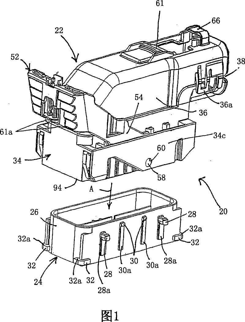 Lever type electrical connector with slide members