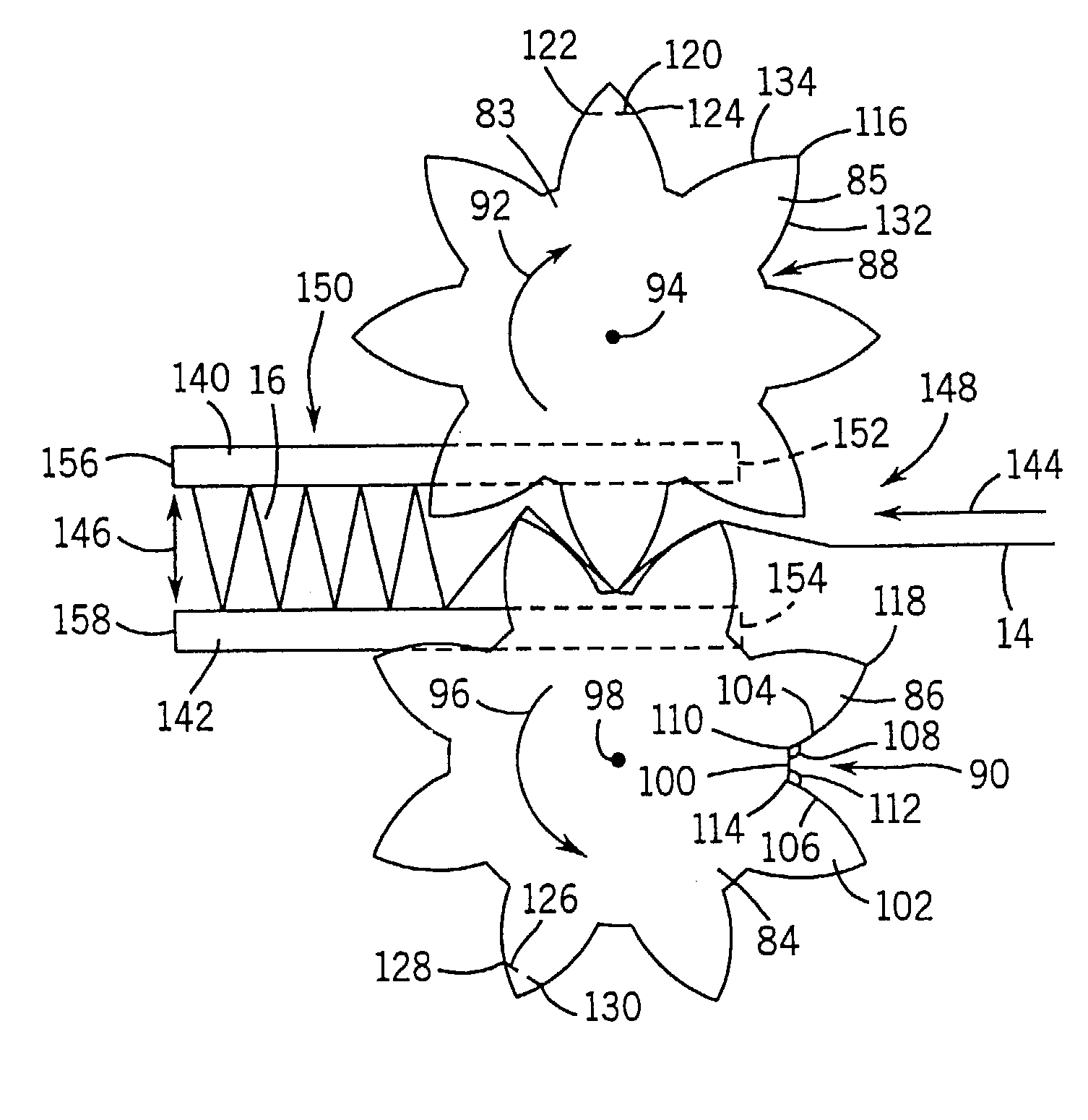 Filter and forming system