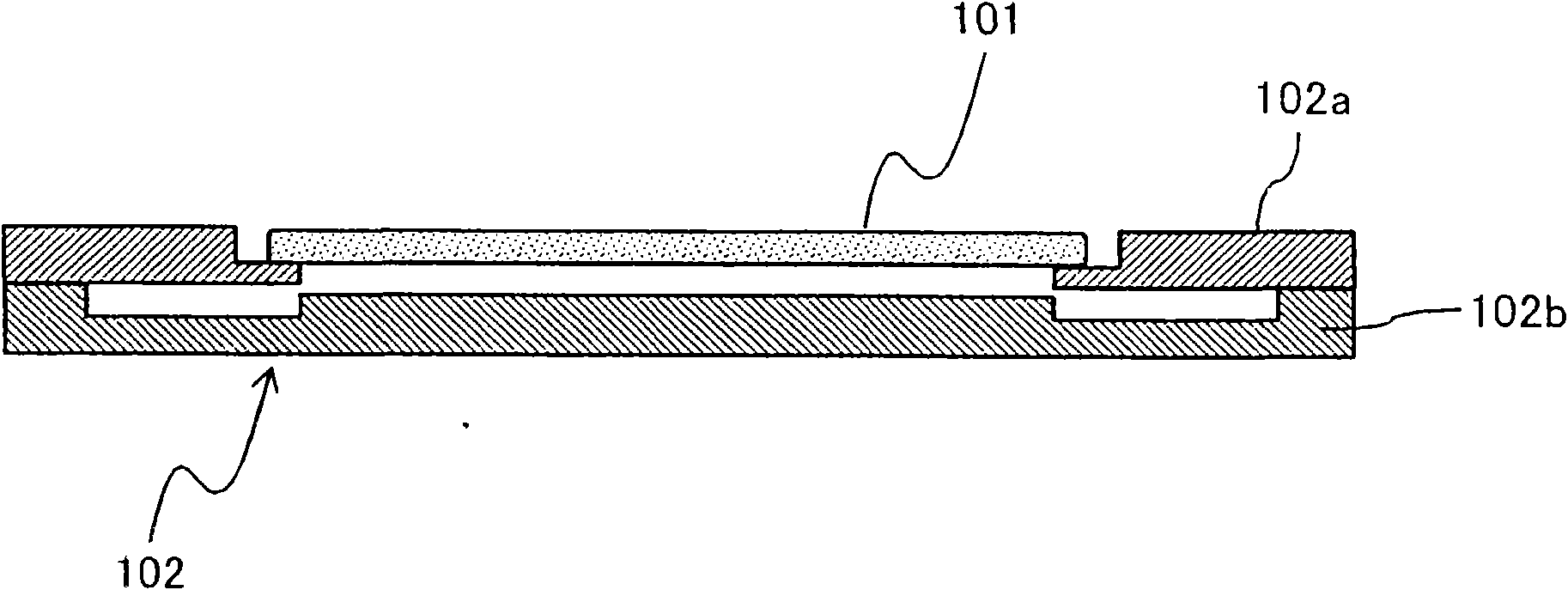 Base, film forming device and film forming method