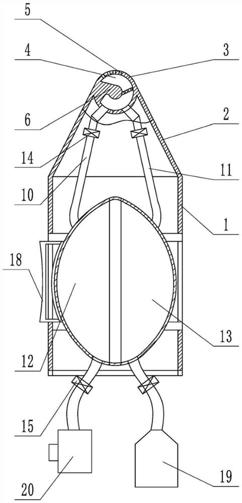 Nostril medicine applying nursing device for otolaryngology department