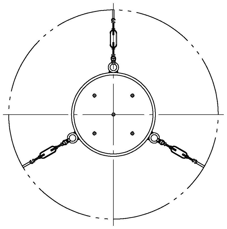 Combined manhole tooling and internal pressure manhole installation method