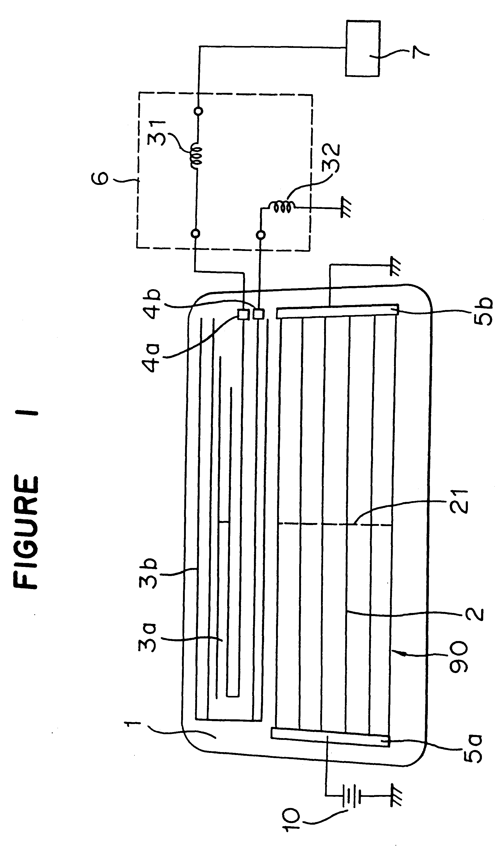 Glass antenna device for an automobile