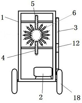 Electric puncturing machine for puncturing edible mushroom sticks