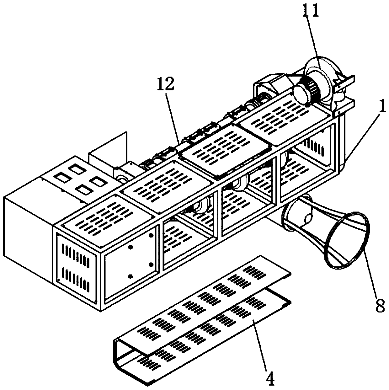 Injection device for production for insulation protection cover of fuse, and use method thereof