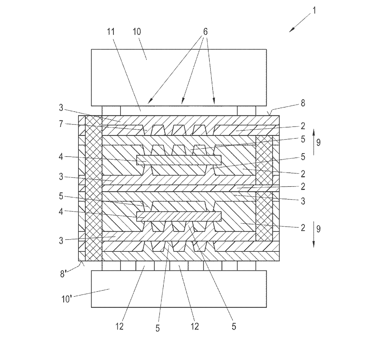 Connection system for electronic components