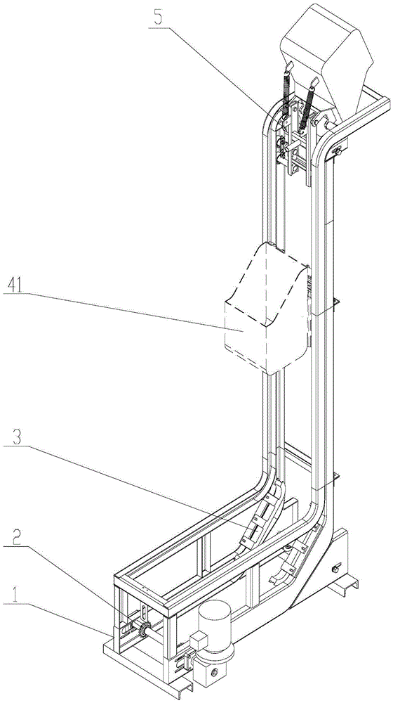 Material conveying device