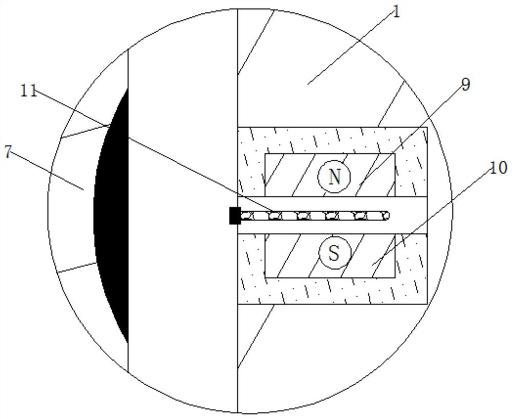 A uniform stirring device for tea processing based on the principle of electromagnetic induction