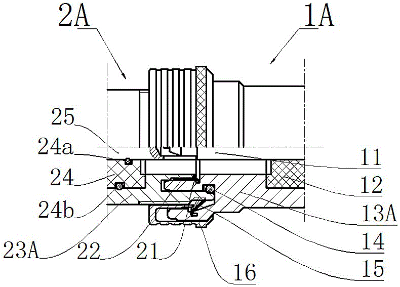 Radio frequency connector for low intermodulation compatible connection and method of operation thereof