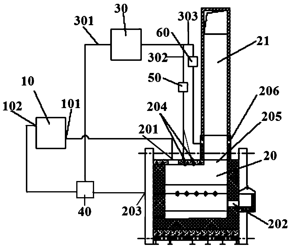 Waste bath smelting method