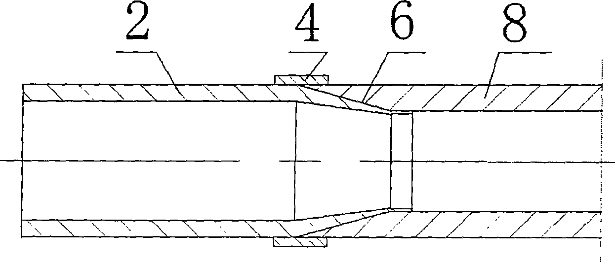 Copper and aluminium connecting tubes with hard sleeve and method for making same