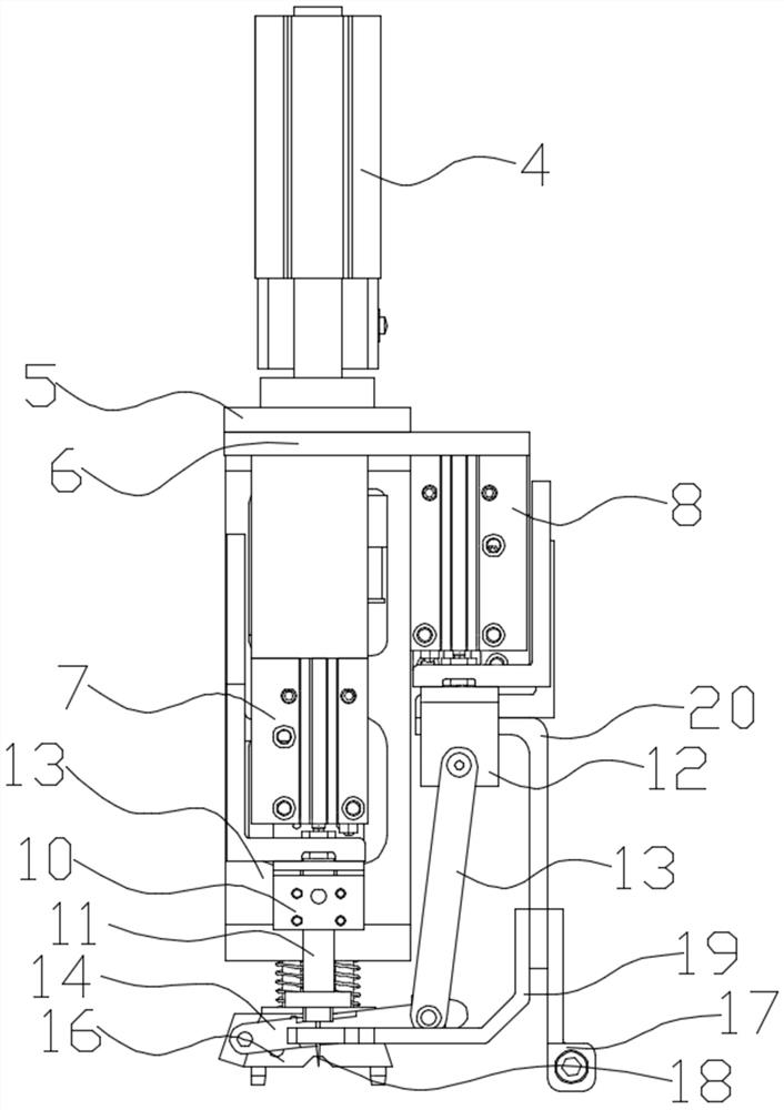 End cutting device for viscoelastic bar-shaped material