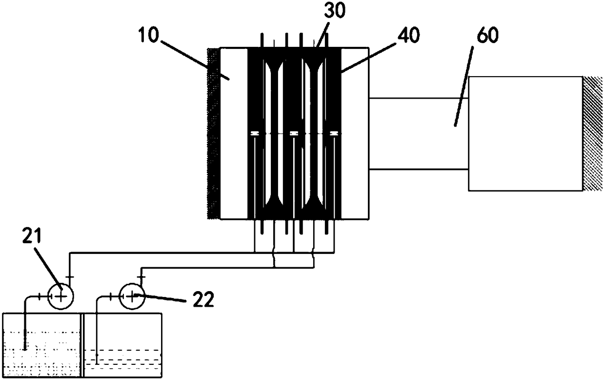 A deep dehydration filter press device