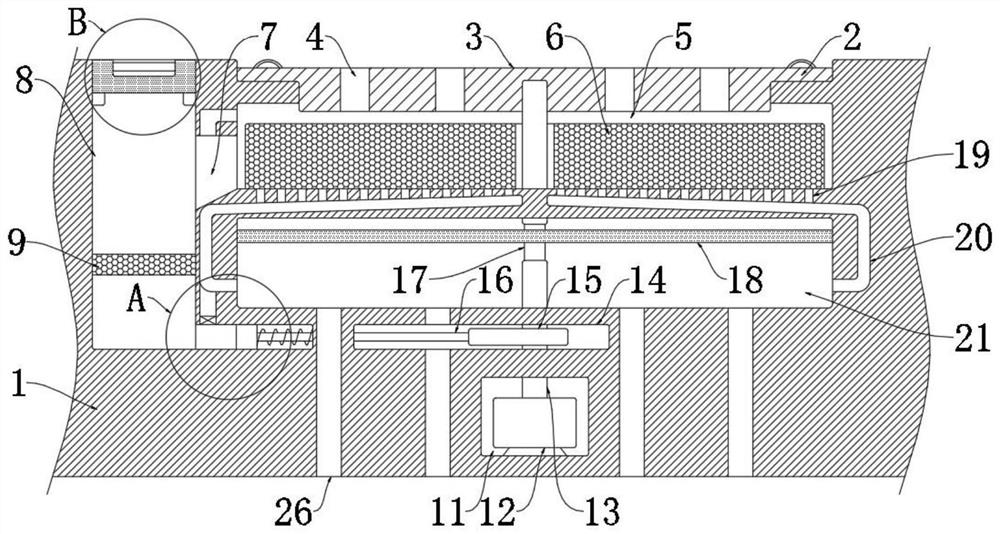 Anti-blocking drainage equipment for municipal roads and bridges