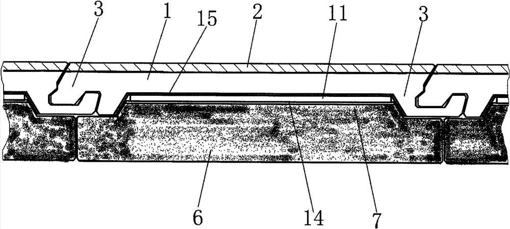 Dry-type paved geothermal floor board