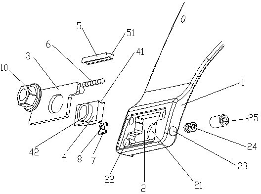 Structure of electric power sensor on bicycle rear fork