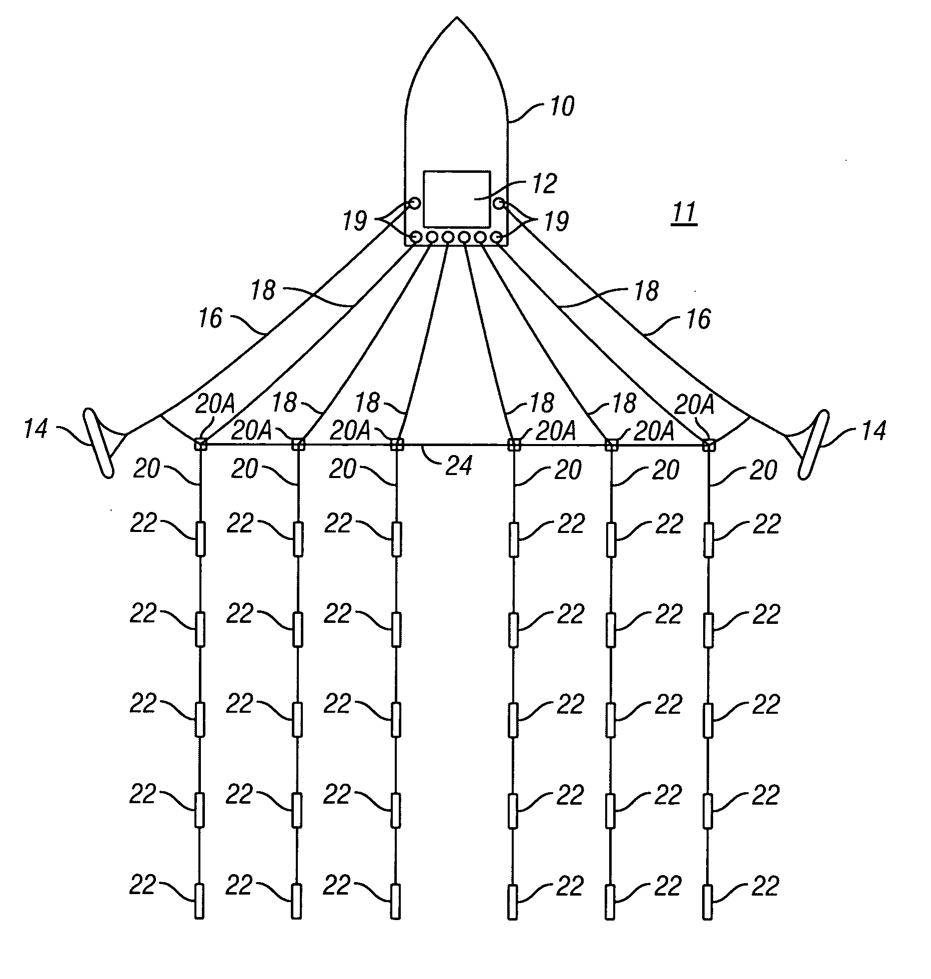 Steerable diverter for towed seismic streamer arrays