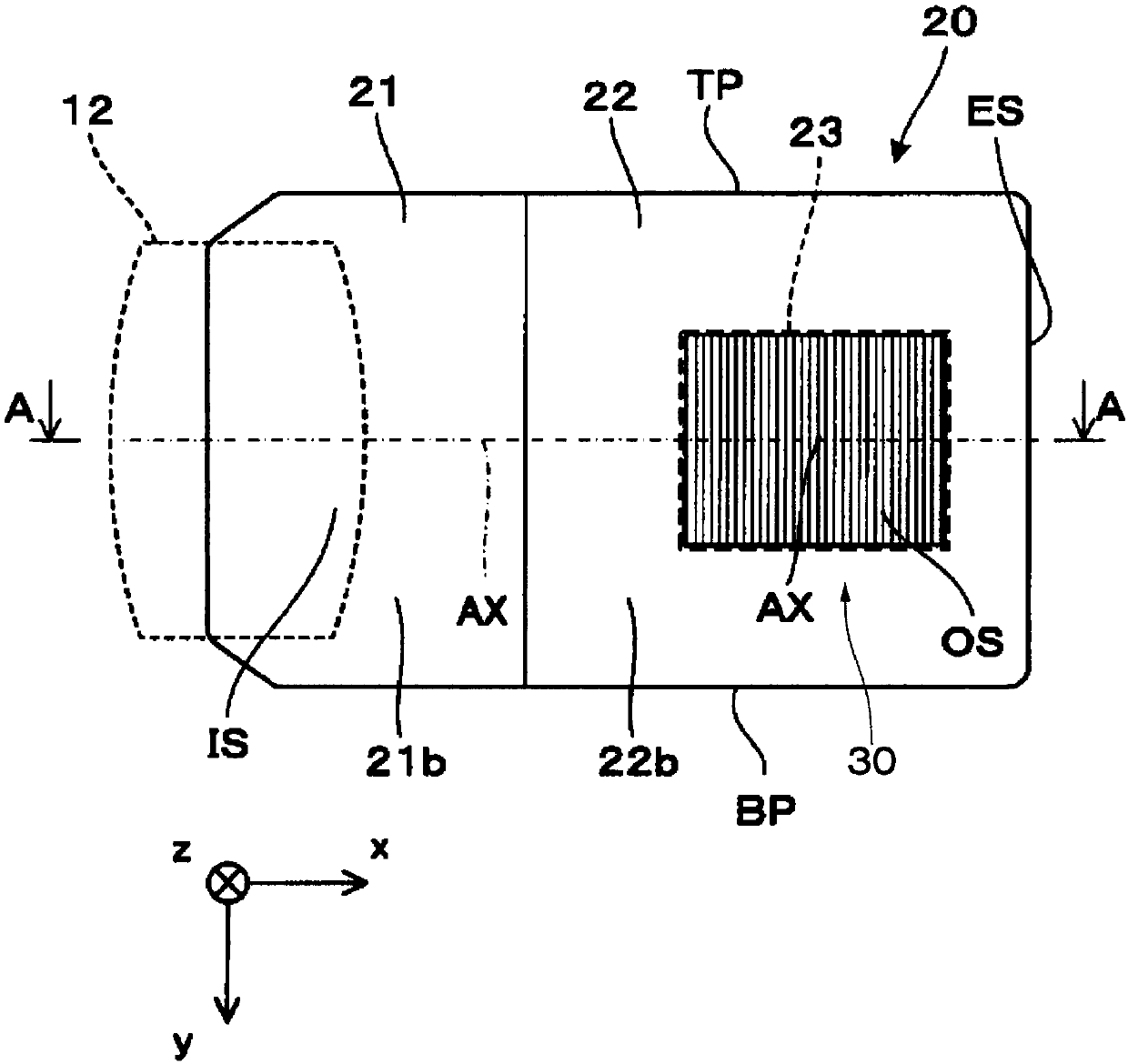 Optical element and display device