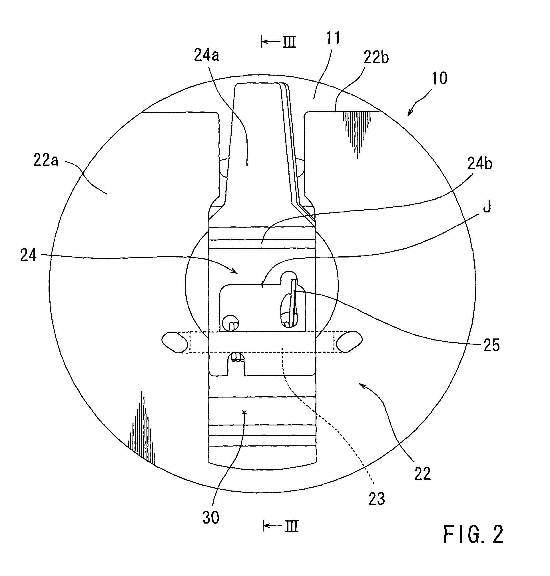 Fixing device for rotary blade