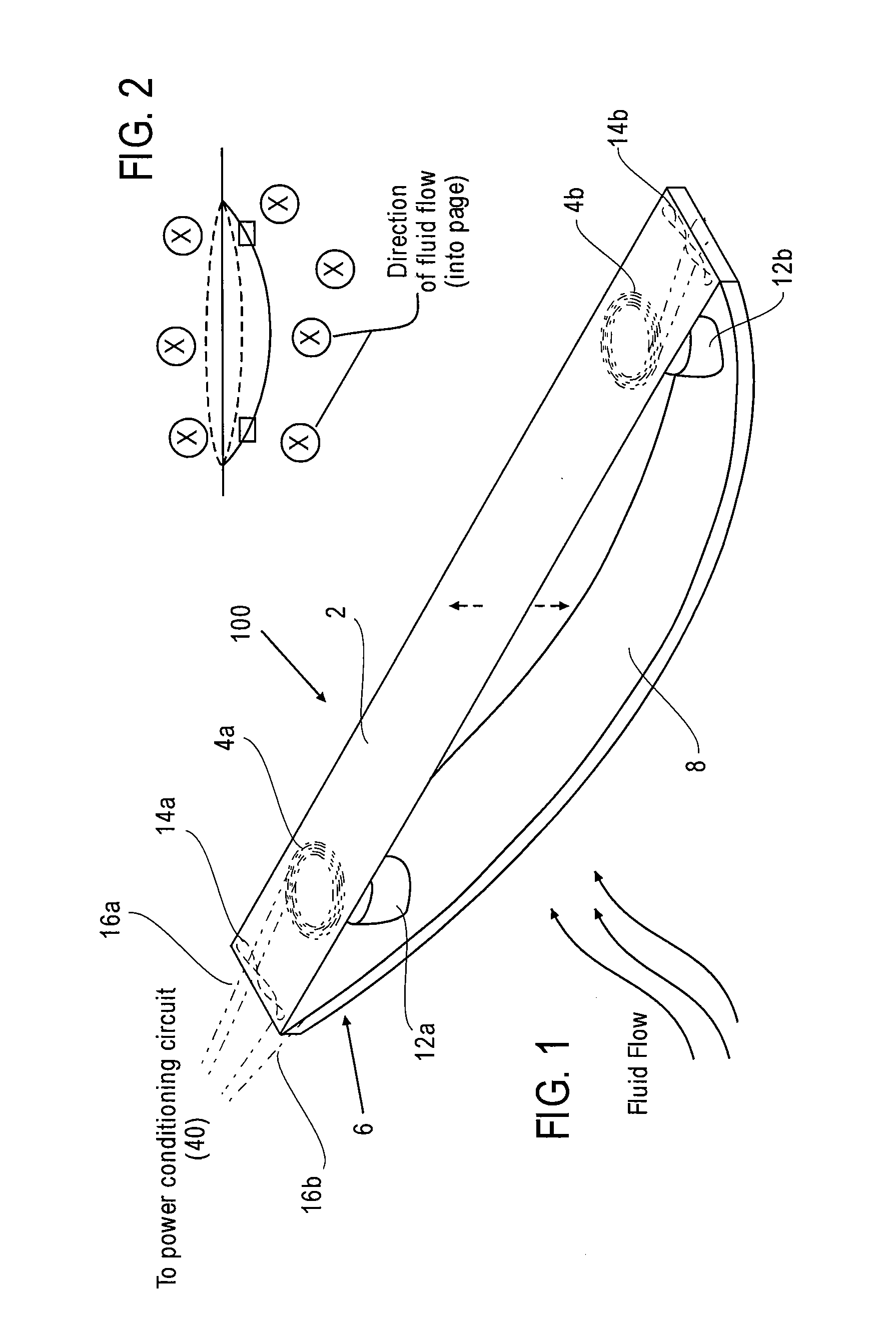 Generator utilizing fluid-induced oscillations