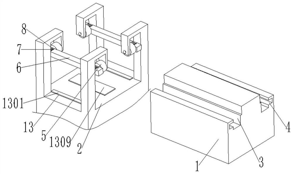 Crane with double electric hoist adjusting mechanisms