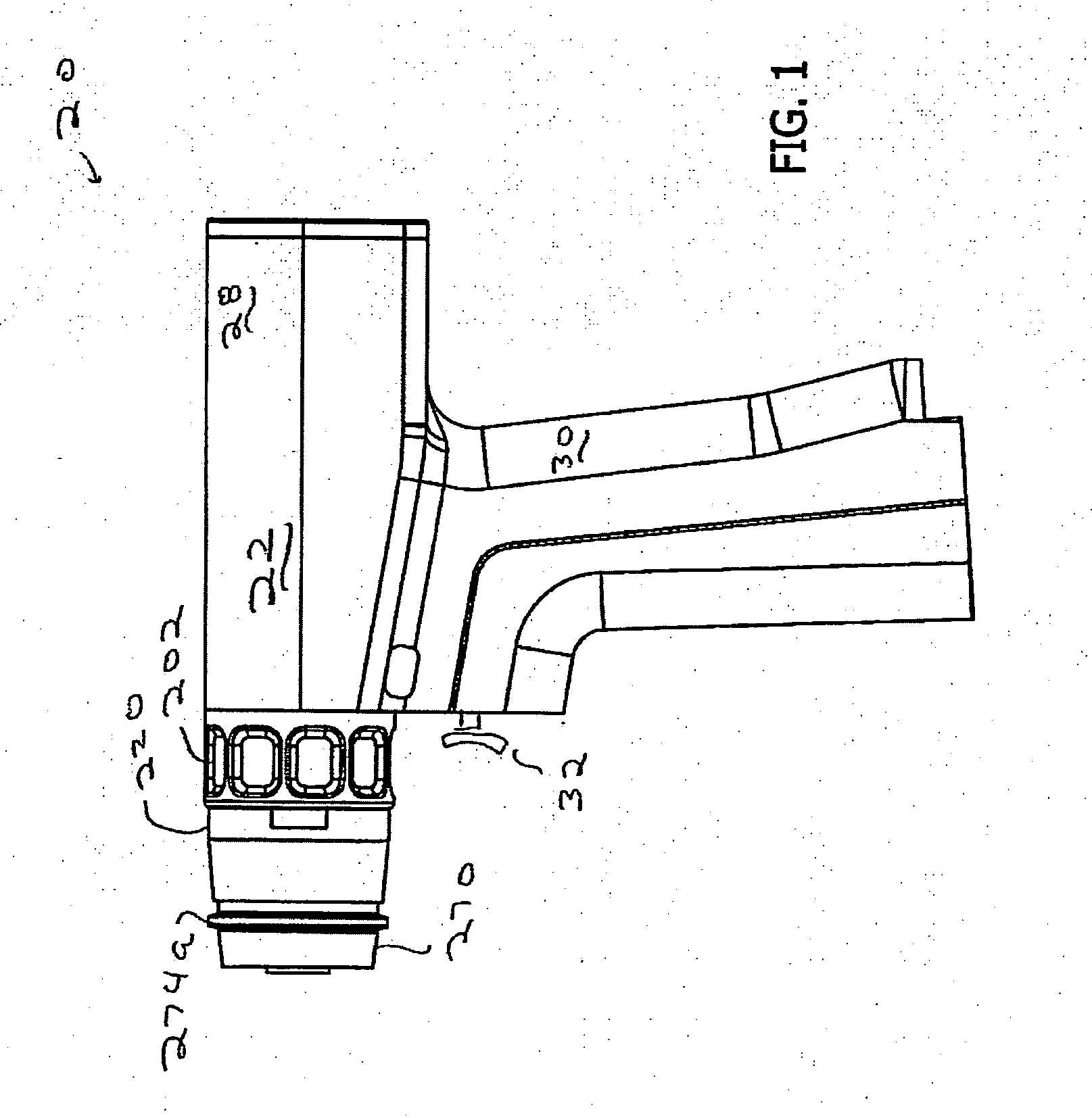 Surgical handpiece with compact clutch and anti-wobble coupling head