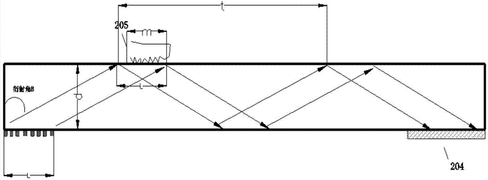 Optical waveguide type fingerprint identifying system based on grating structure