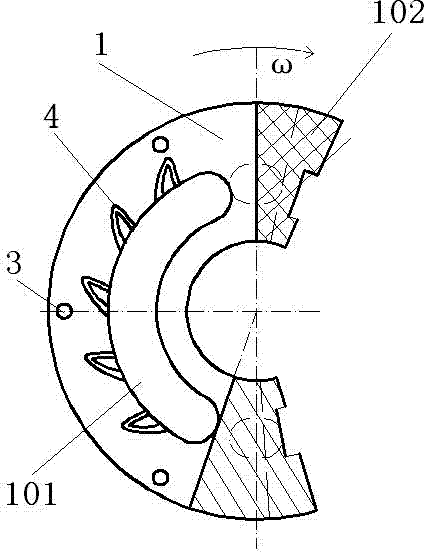 Dynamic-static pressure lubricating type flow distribution plate