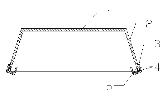 Smoke collecting cover of smoke exhaust ventilator